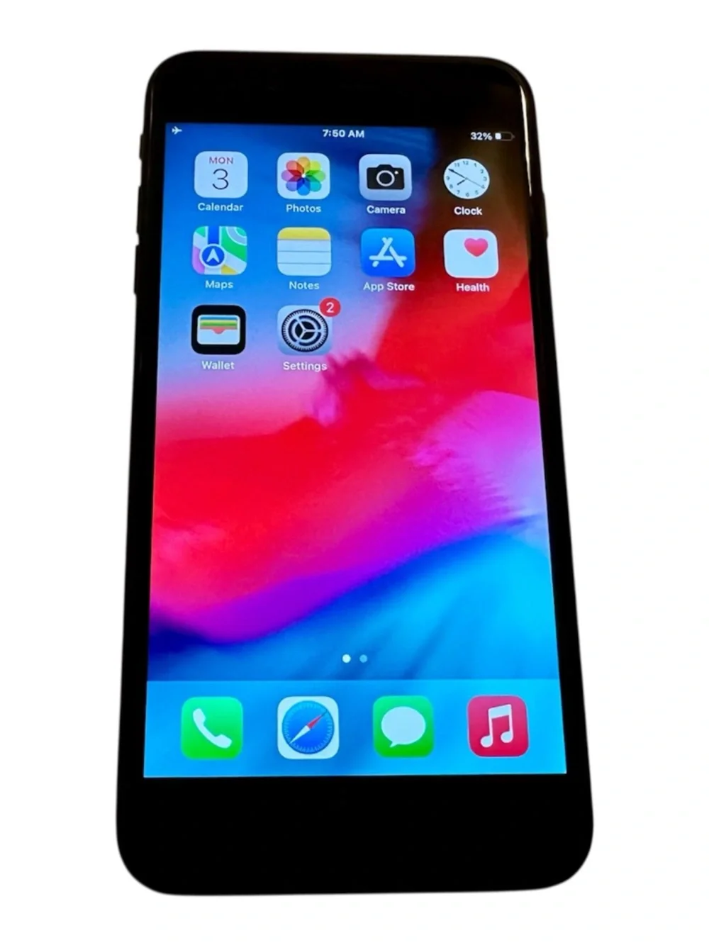 Apple iPhone 7 Plus 128GB Black AT&T‎ Factory Reset Tested Working No Charger